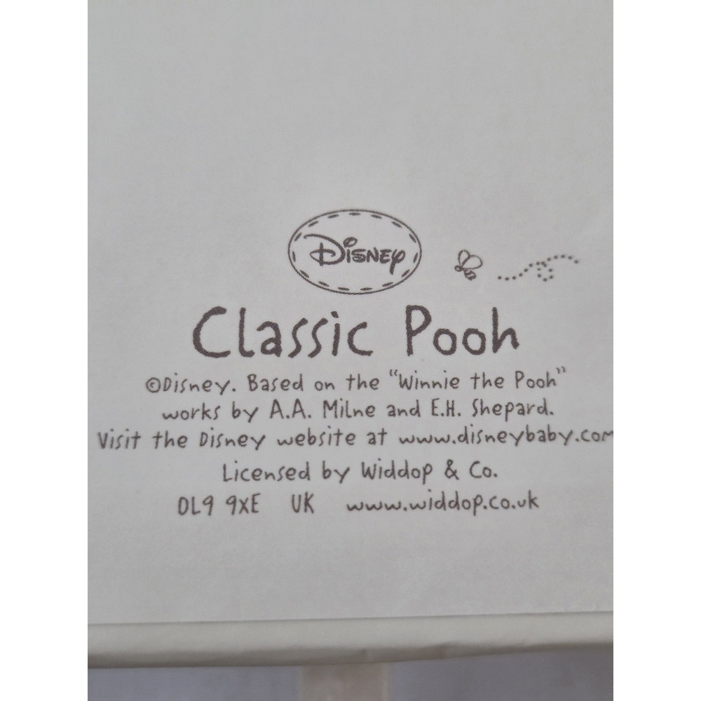 Winnie The Pooh Keepsakes Box Baby Nursery Gift Pale Yellow Newborn - Picture 3 of 16